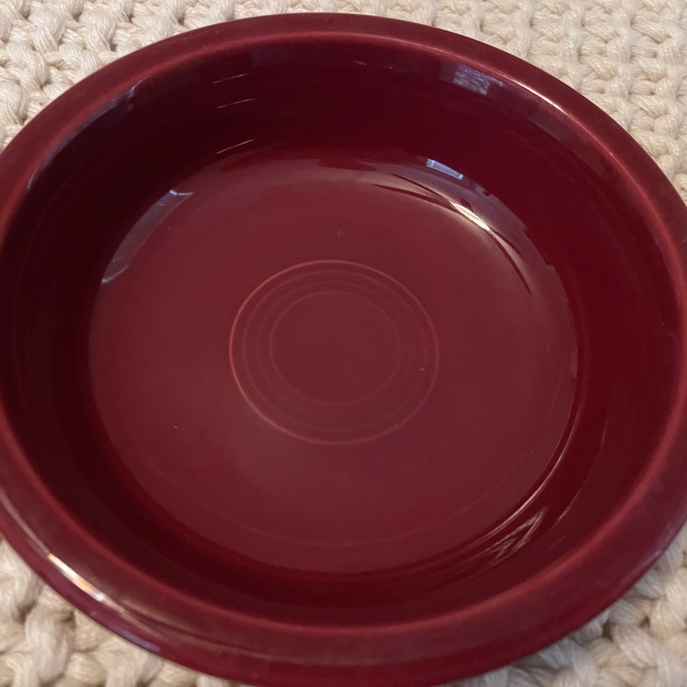 2 Fiestaware cinnabar bowls